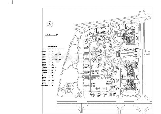 温州某居住区规划设计图