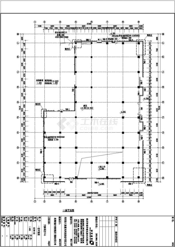 [深圳]某二十五层玻璃幕墙图纸深化建筑cad设计施工图纸