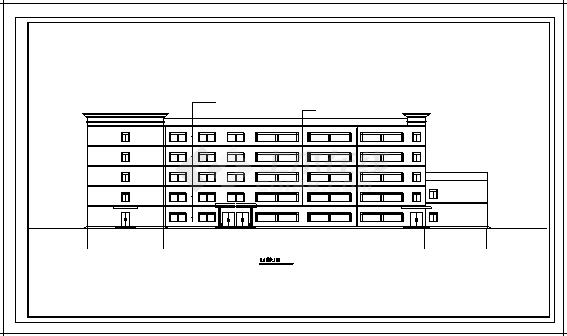 教学楼设计某五层框架结构中学教学楼建筑施工cad图含计算书毕业设计