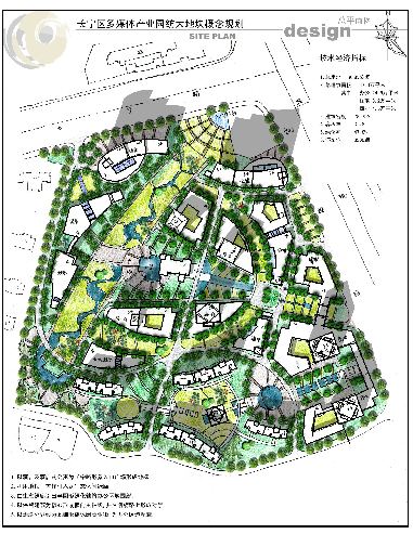 37万平方米长宁区产业园区规划设计cad图含效果图总平面图