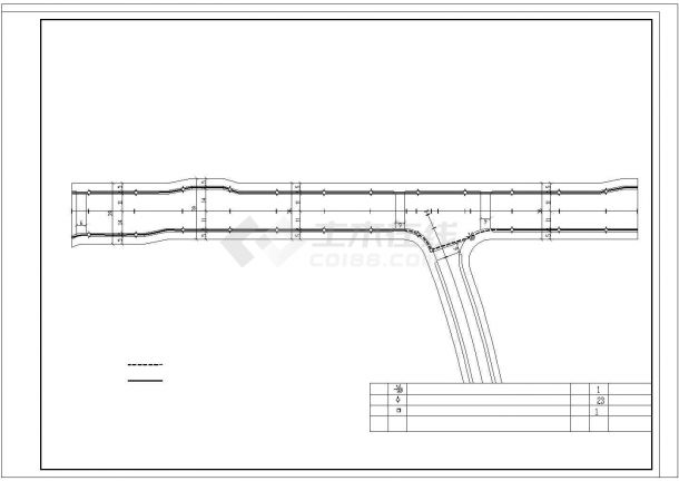 市政道路电气施工图纸cad