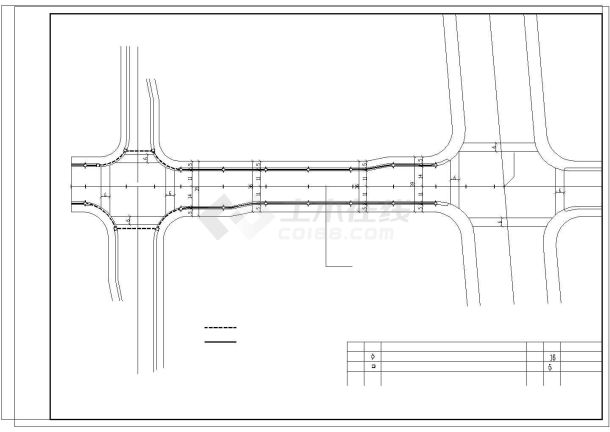 市政道路电气施工图纸cad