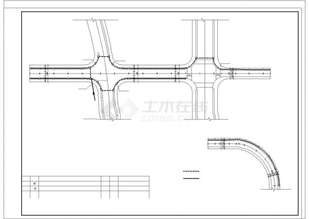 市政道路电气施工图纸cad