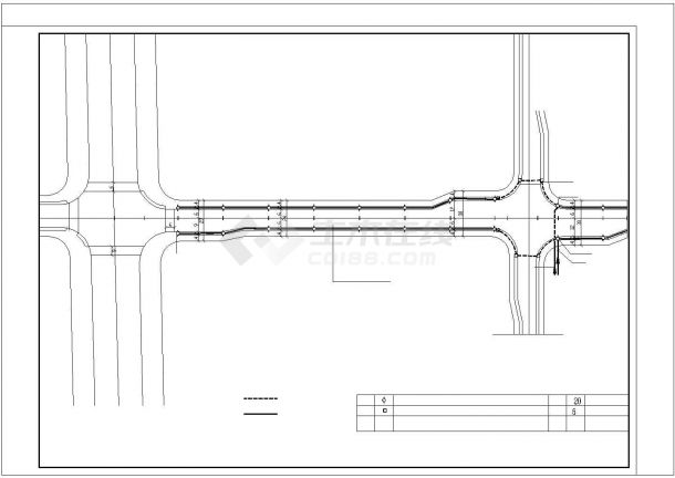 市政道路电气施工图纸cad