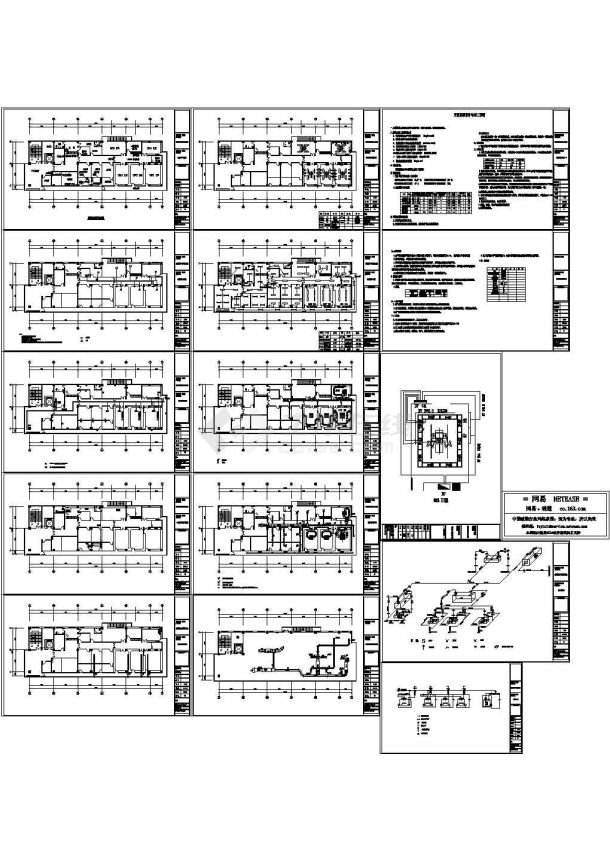 本资料为:医院手术室净化空调设计图,包括:平面图,剖面图,大祥图等