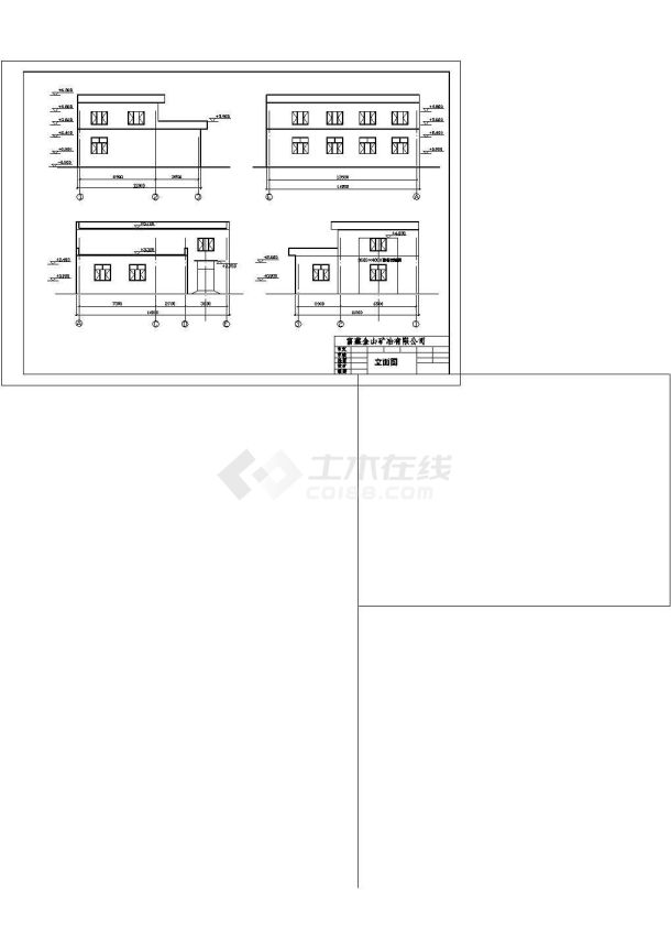 某地磅房全套建筑设计施工图