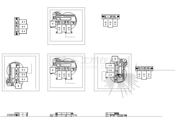 常州某小型2层艺术培训学校建筑设计cad施工图