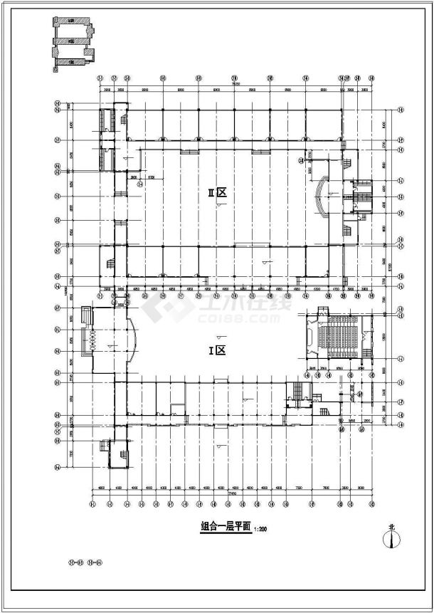 某教学楼建筑平面图