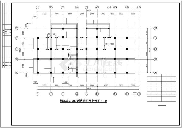 土木工程毕业设计学士六层框架结构教工宿舍楼毕业设计结构图含建筑图