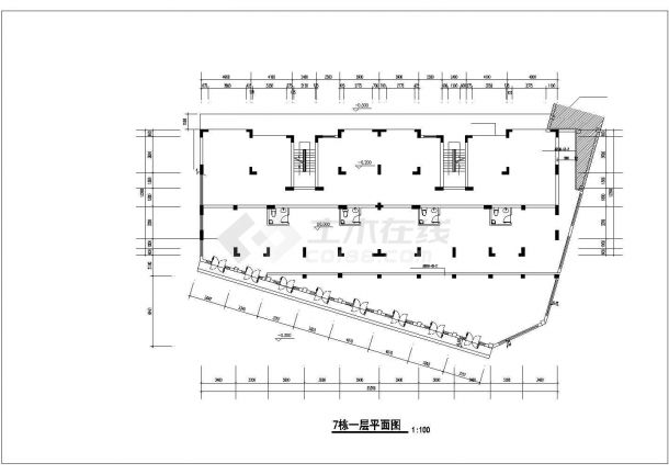 苏州相城区某社区6层住宅楼全套建筑设计cad图纸带阁楼