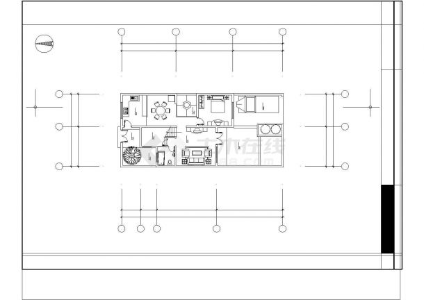 无锡市多层青年公寓楼全套施工设计cad图纸(含设计说明)