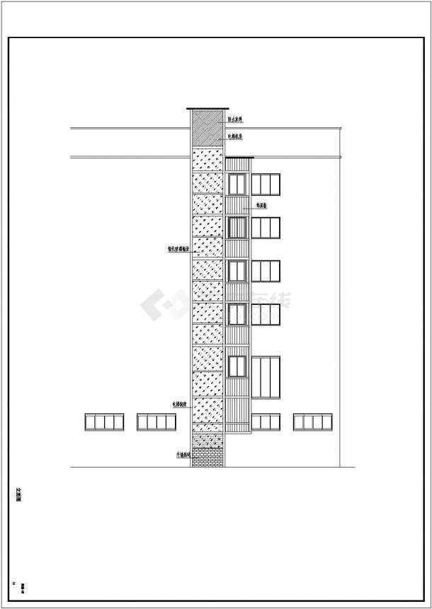 老旧小区多层住宅加装电梯施工图(包含基础设计)