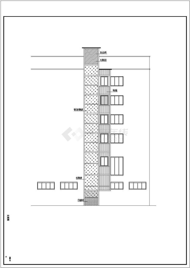 老旧小区多层住宅加装电梯施工图包含基础设计