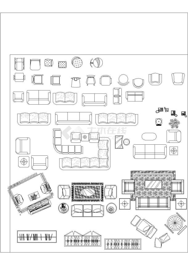 室内家具家装cad设计施工图块