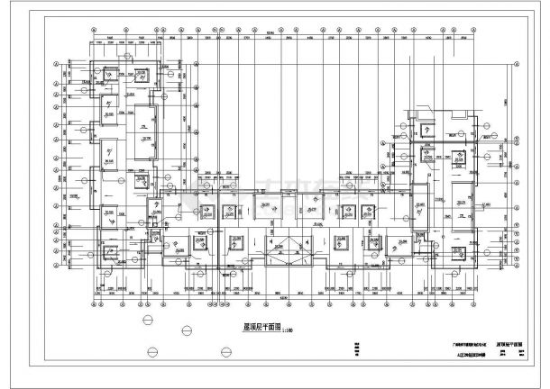 芜湖市橙光小区6层砖混结构u型住宅楼全套平面设计cad