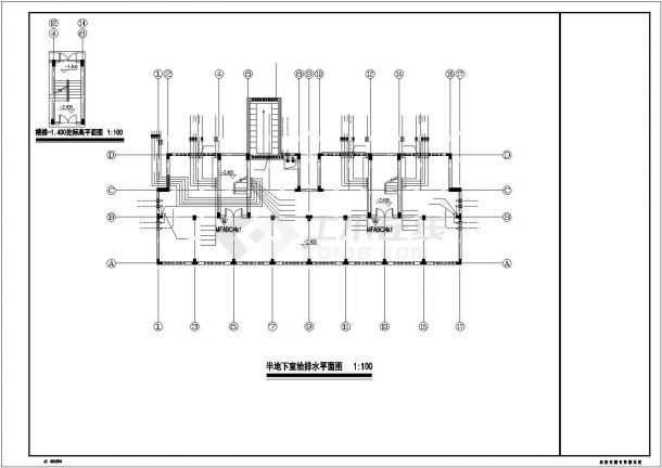 浙江多层住宅小区给排水施工图_给排水设计