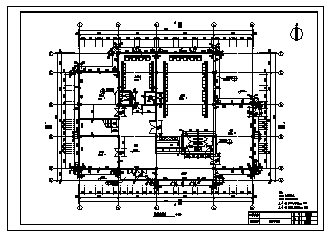 别墅设计某二层框架结构带阁楼中式别墅建筑施工cad图纸