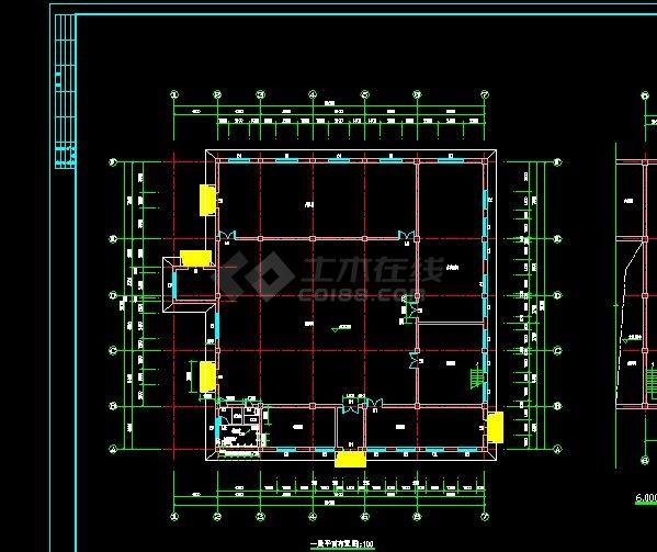 锅炉房建筑,三层框架 下载源文件立即开通vip会员      申明:内容来自