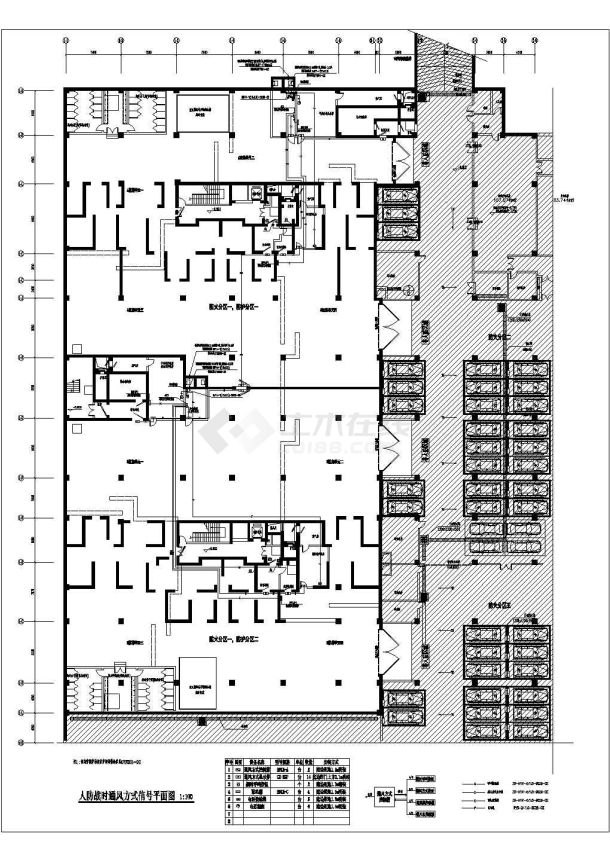 某人防地下室工程强弱电设计全套图纸