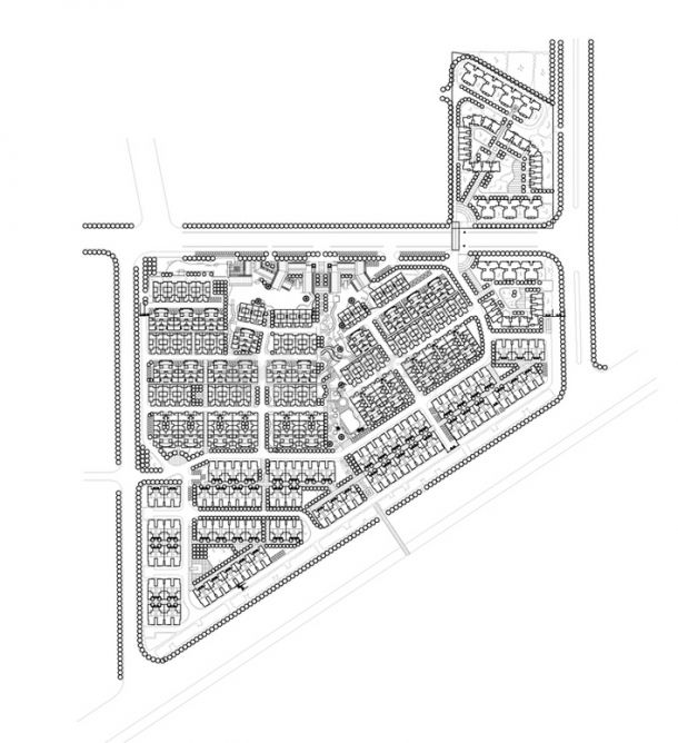 深圳万科第五园总平面图cad方案