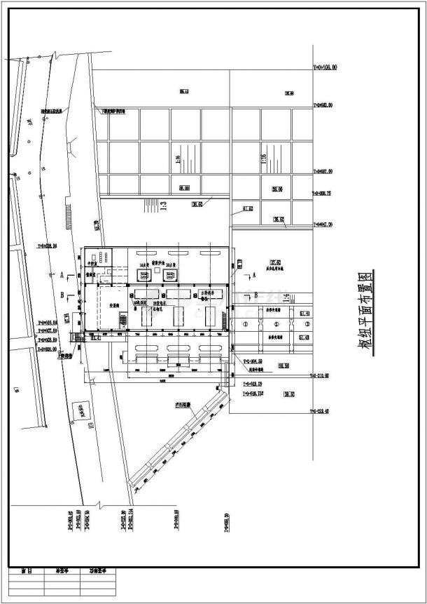 某工程竖井贯流式电站厂房结构设计图