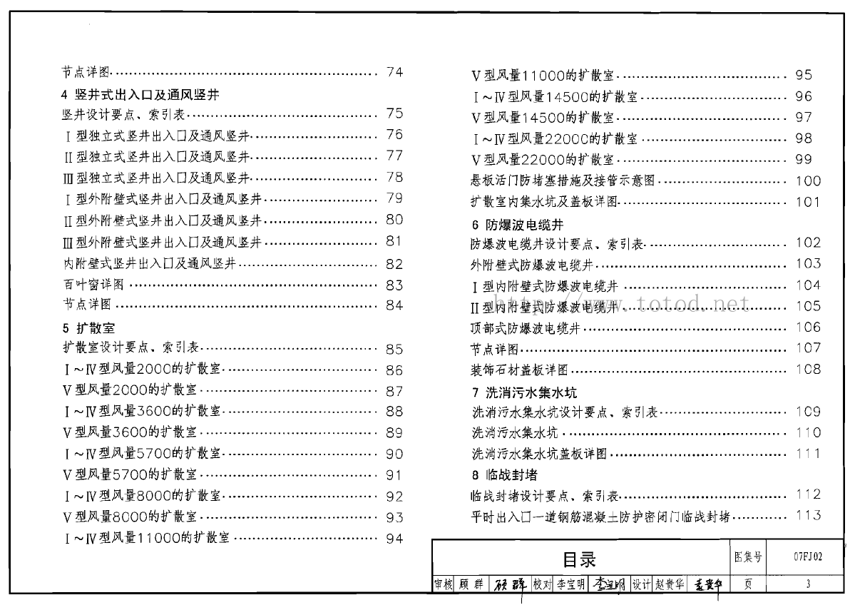 07fj02 防空地下室建筑构造