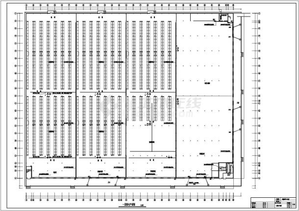 某物流配送中心仓库电气设计方案全套cad图纸