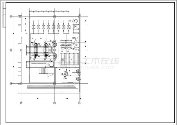 某地区锅炉房及冷冻房建筑施工设计图