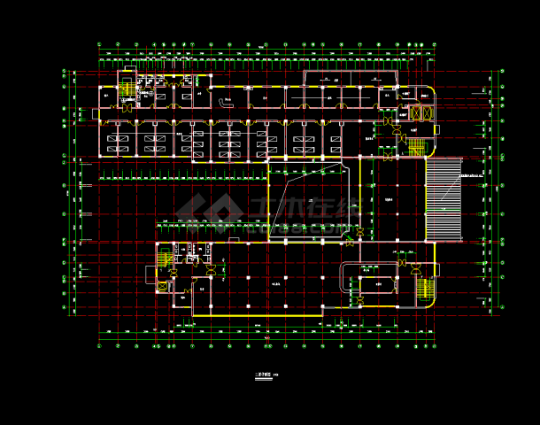 某医院急诊大楼方案cad平面装修设计施工图纸