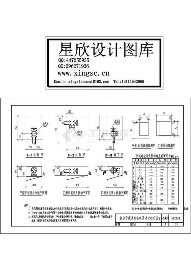 室内消火栓安装04s202图集