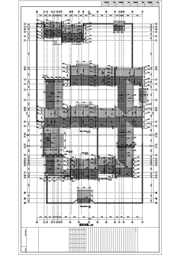 山东框架古建筑大院结构图