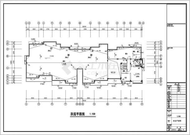 某小区六层住宅楼给排水施工图