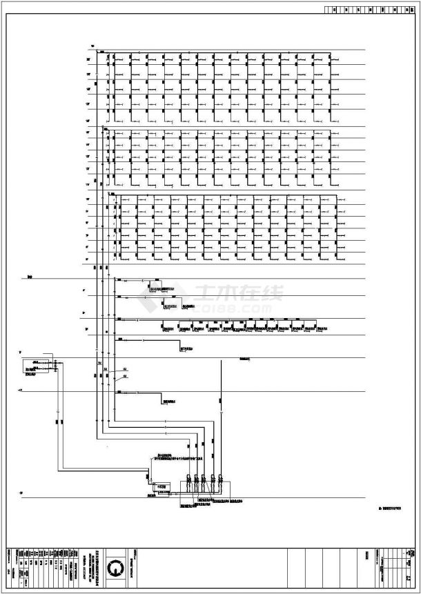 赤峰万达广场20层五星级酒店给排水热水中水消防系统施工图