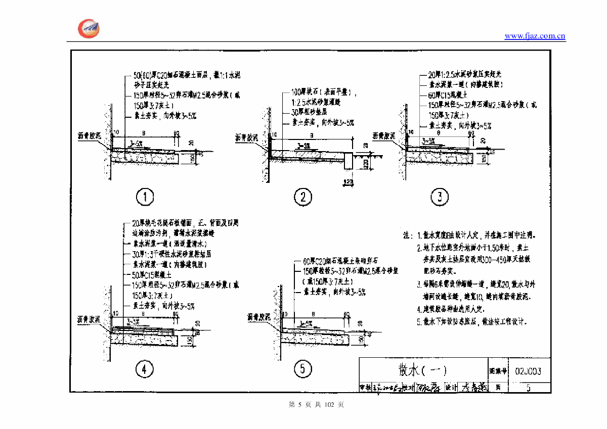 02j003-室外工程图集