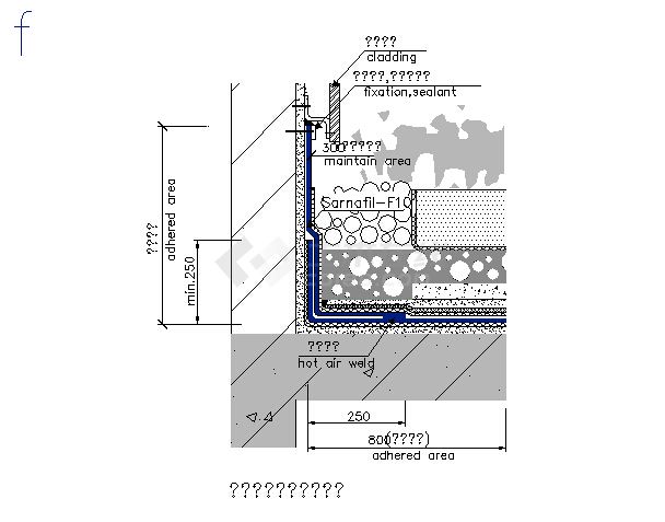 常用的屋顶花园建筑构造节点大样设计详图大全