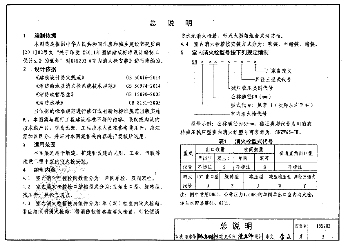 15s202室内消火栓安装