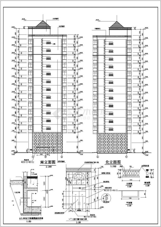 本图纸为某六级平战结合人防工程建筑设计图,内容包括:地下一层平面图