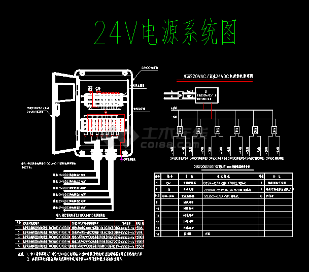 火电厂24v电源接线图
