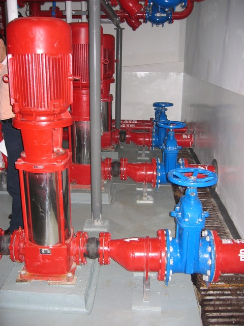 图17:消防水泵进口按要求设置偏大小头