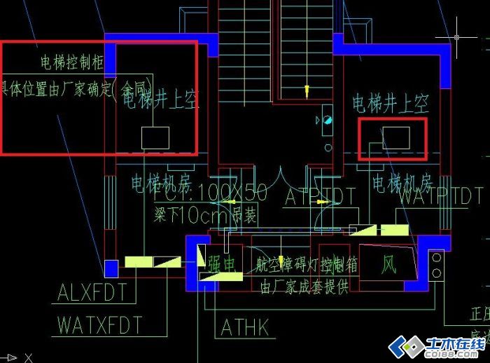 屋面电梯机房电梯控制柜需要预埋配管吗?具体位置由厂家确定