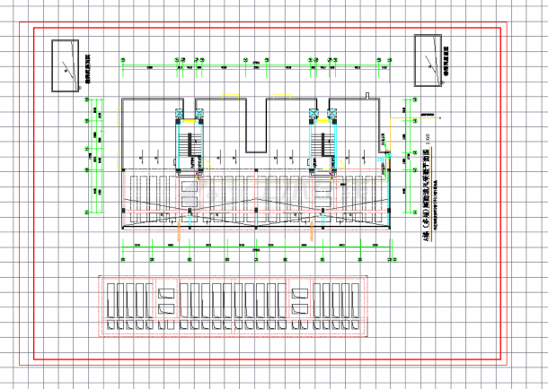 西安高层住宅楼采暖空调通风工程设计施工图CAD图纸-图二