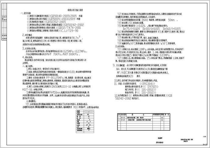 泗洪县湿地厕所给排水系统设计施工图_图1