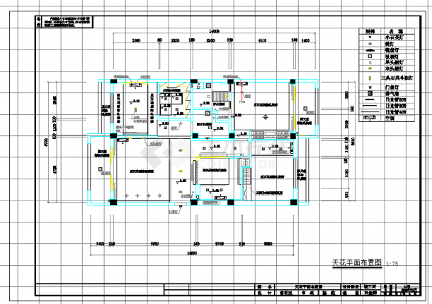 广东三室两厅样品房装修图CAD图纸-图二