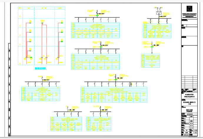 某地标准化厂房电气3号楼CAD图纸_图1