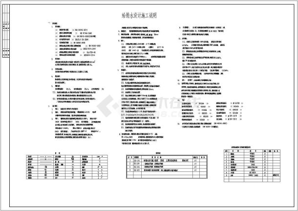 宿迁淮河水泥有限公司包装房给排水设计-图一