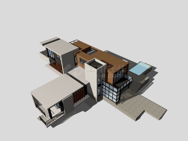 天津山地别墅设计详细建筑施工图-图一