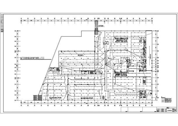 滨州商城地下室消防系统CAD电气设计完整图-图一
