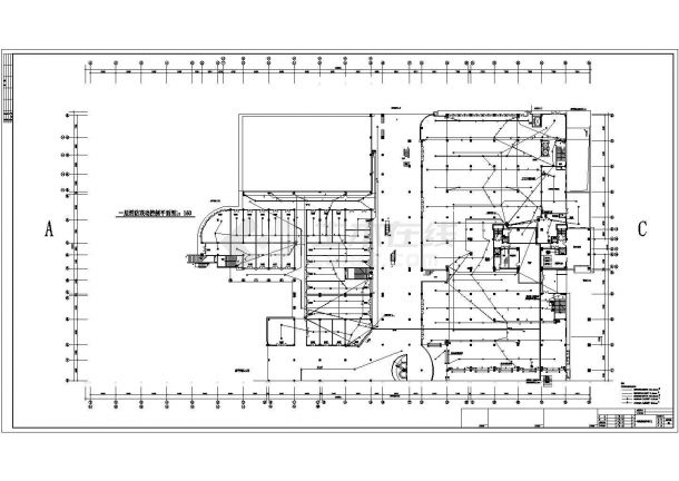 滨州商城地下室消防系统CAD电气设计完整图-图二