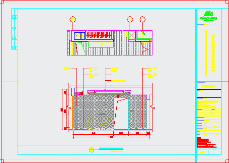 北京天竺澳景园别墅卧室立面详细建筑施工CAD图