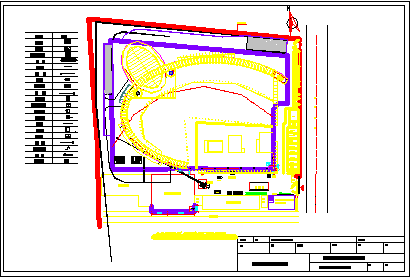 湖北医院综合楼施工现场平面布置图（基础主体临电等）-图二